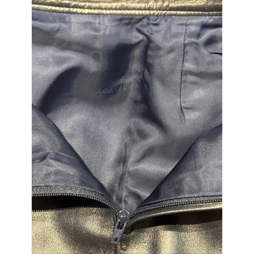 Loewe Black Leather Midi Skirt - Picture 8 of 14